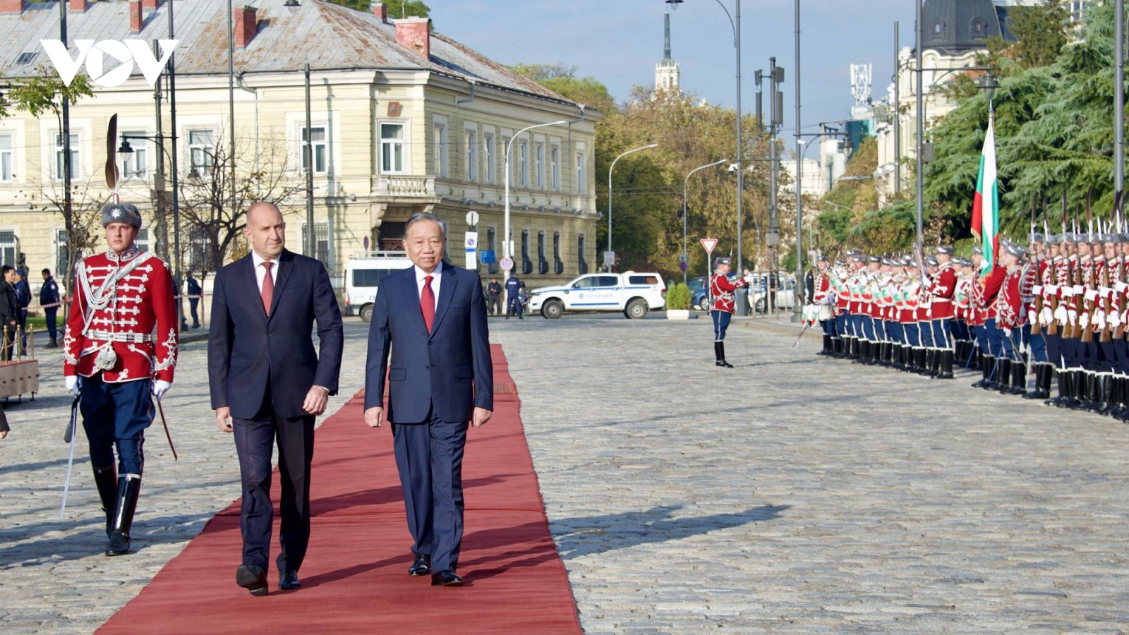 Lễ đón trọng thể Tổng Bí thư Tô Lâm và Phu nhân thăm chính thức Bulgaria
