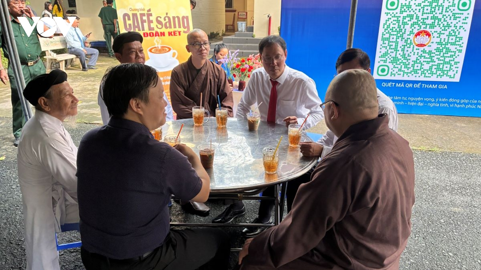 "Cà phê sáng Đại đoàn kết" - Không gian đối thoại từ những điều giản dị