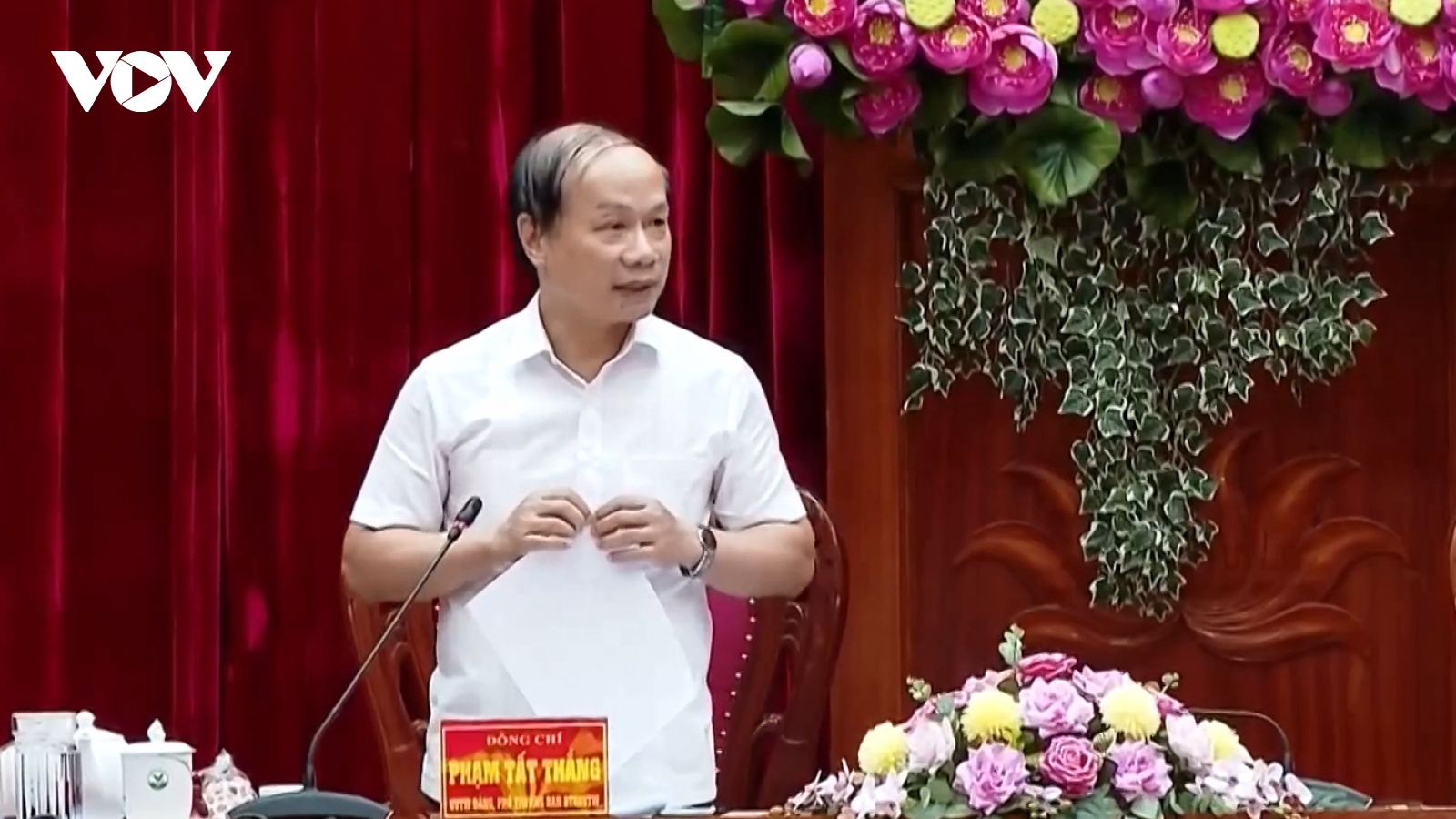 Ban Tuyên giáo và Dân vận Trung ương làm việc với Tỉnh ủy Vĩnh Long