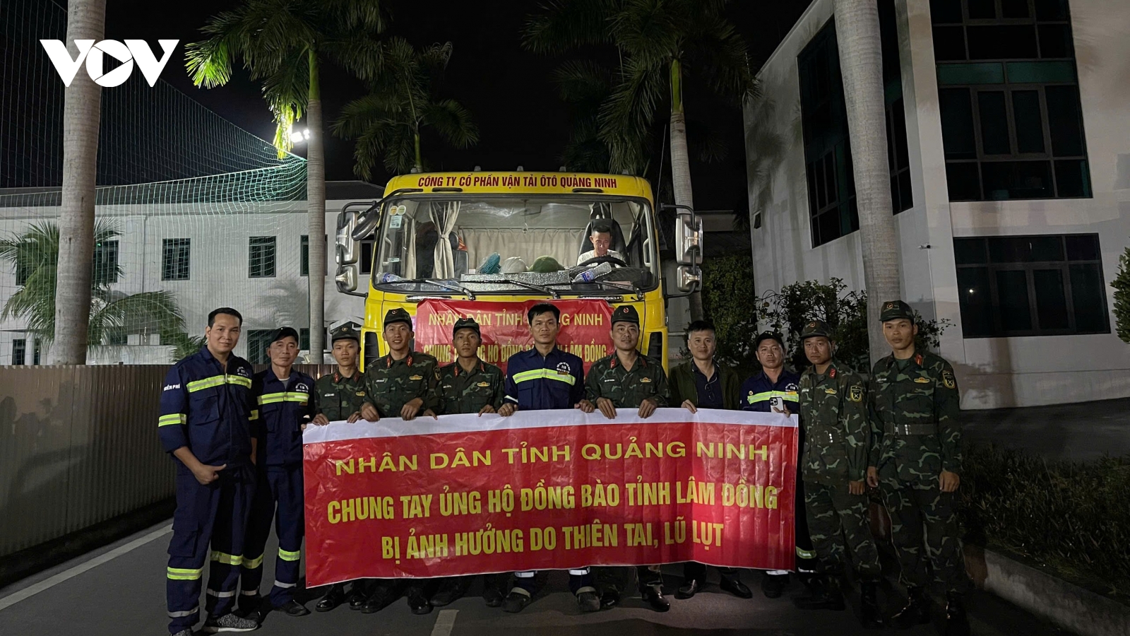 Quảng Ninh chi viện khẩn cấp 45 tấn hàng cứu trợ đến đồng bào Lâm Đồng