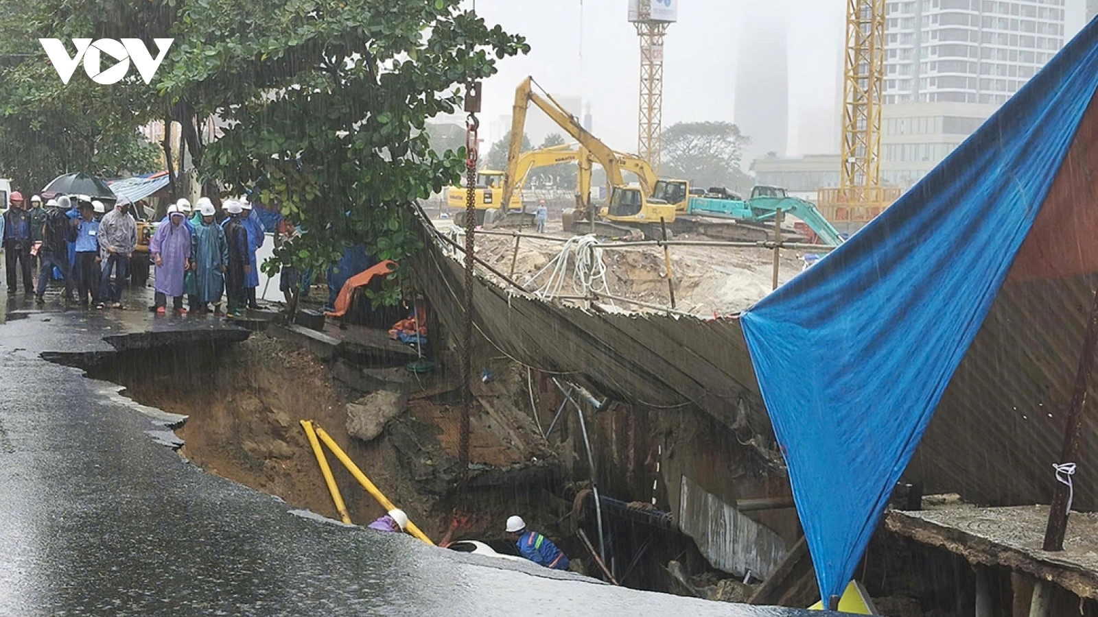 Sở Xây dựng Đà Nẵng thông tin hố tử thần trên đường Nguyễn Công Trứ