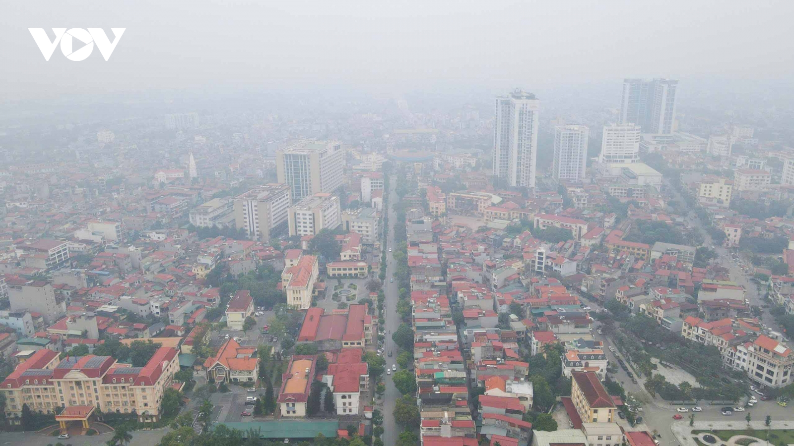 Ô nhiễm không khí kéo dài, Bắc Ninh chìm trong bụi mịn