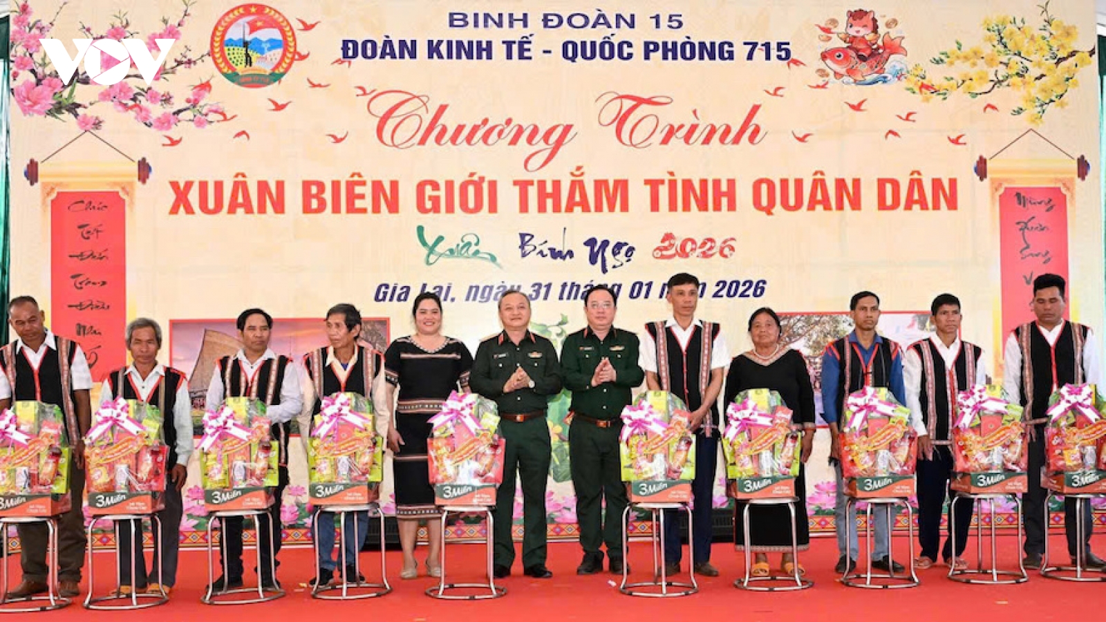 Rộn ràng chương trình "Xuân biên giới thắm tình quân dân" năm 2026 tại Gia Lai