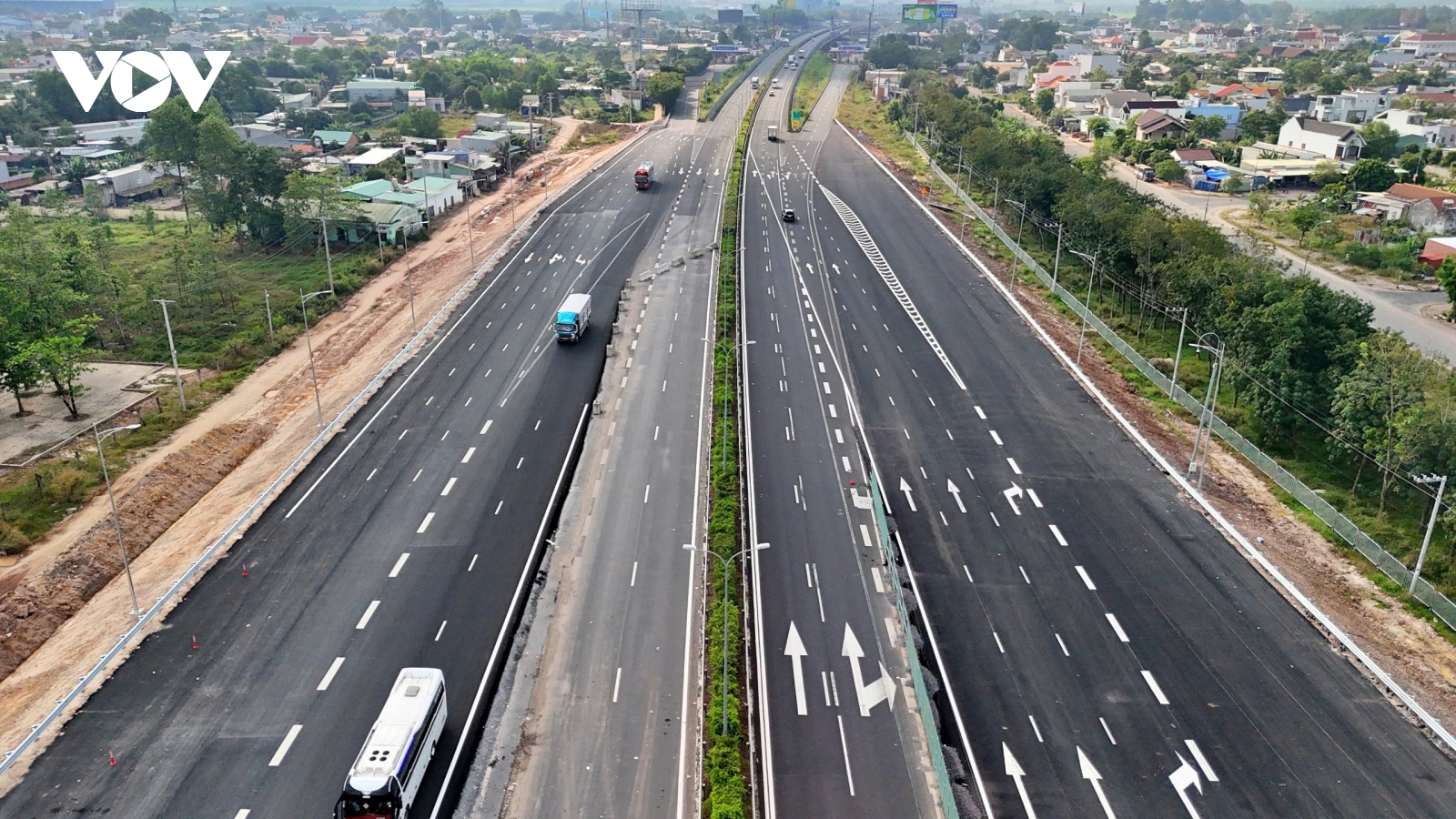 Tuyến chính cao tốc Biên Hoà – Vũng Tàu sẽ khai thác tạm trước Tết Nguyên đán