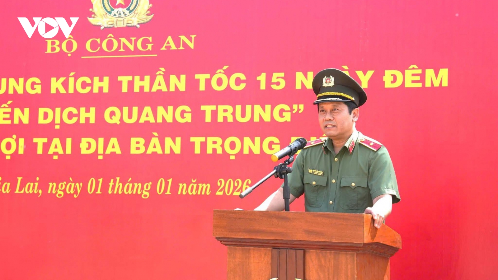 Bộ Công an mở đợt cao điểm 15 ngày đêm hoàn thành "Chiến dịch Quang Trung"