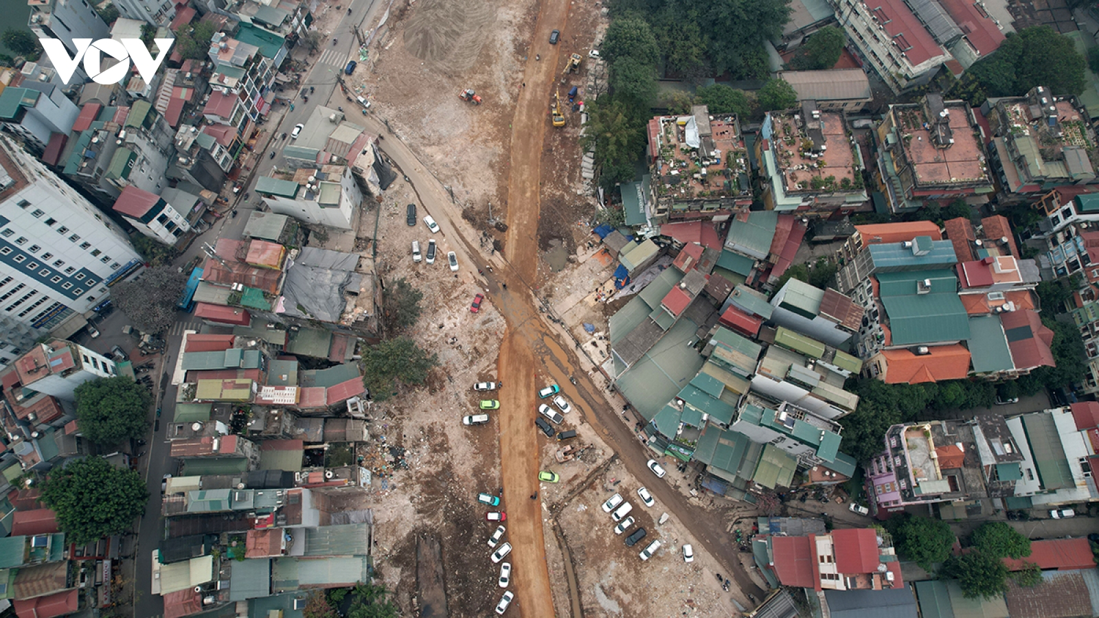 Toàn cảnh đường Vành đai 1 đoạn Hoàng Cầu - Voi Phục sau ngày thông xe kỹ thuật