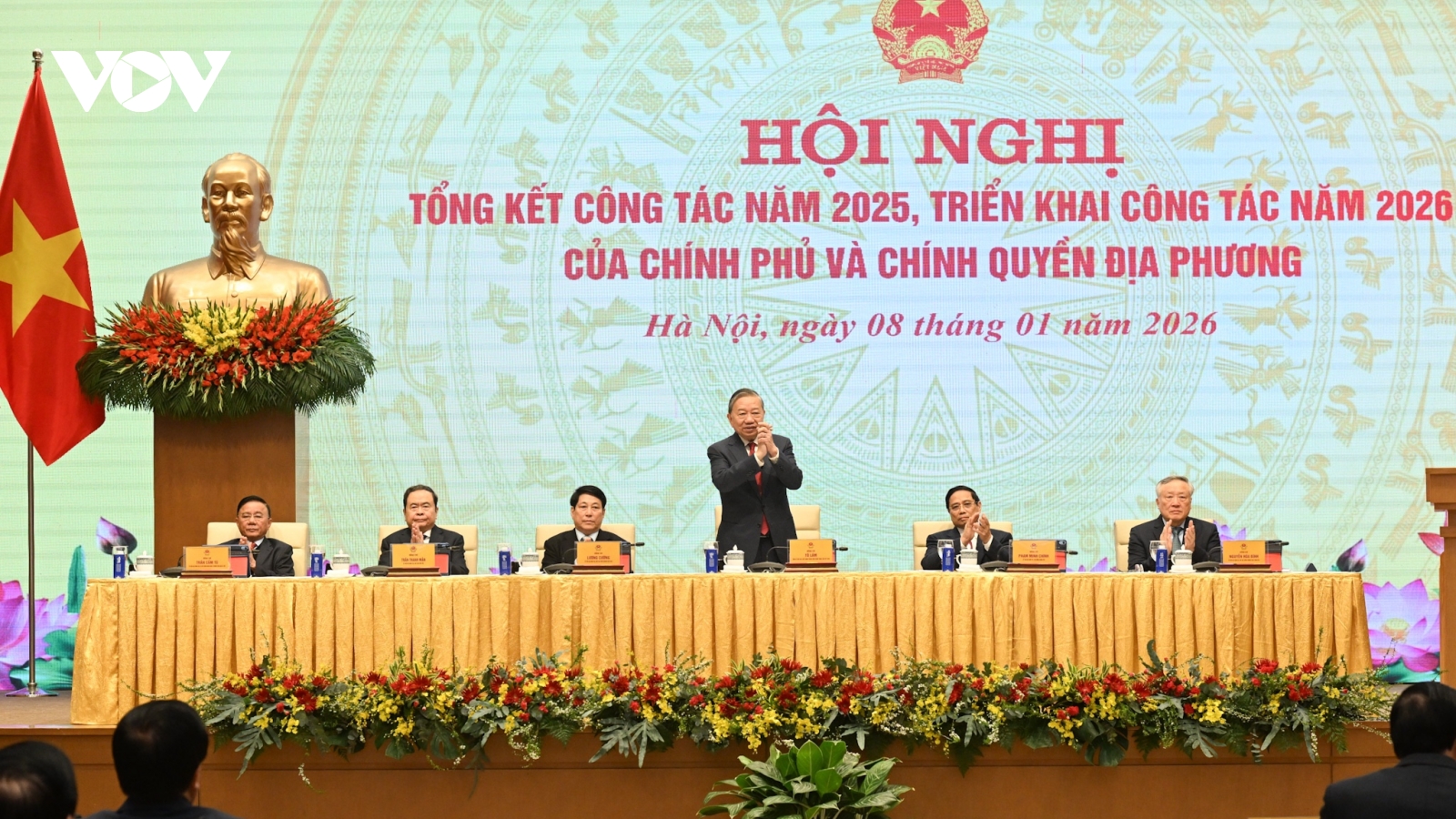 Tổng Bí thư dự hội nghị Chính phủ với địa phương triển khai nhiệm vụ năm 2026