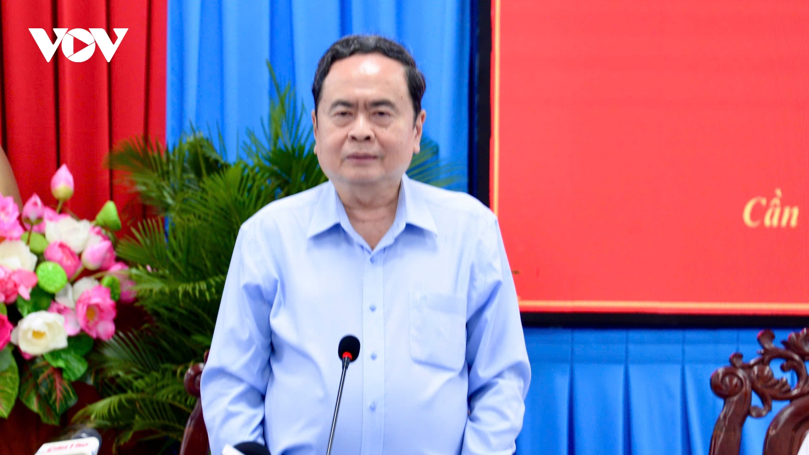 Chủ tịch Quốc hội kiểm tra công tác chuẩn bị bầu cử tại TP Cần Thơ