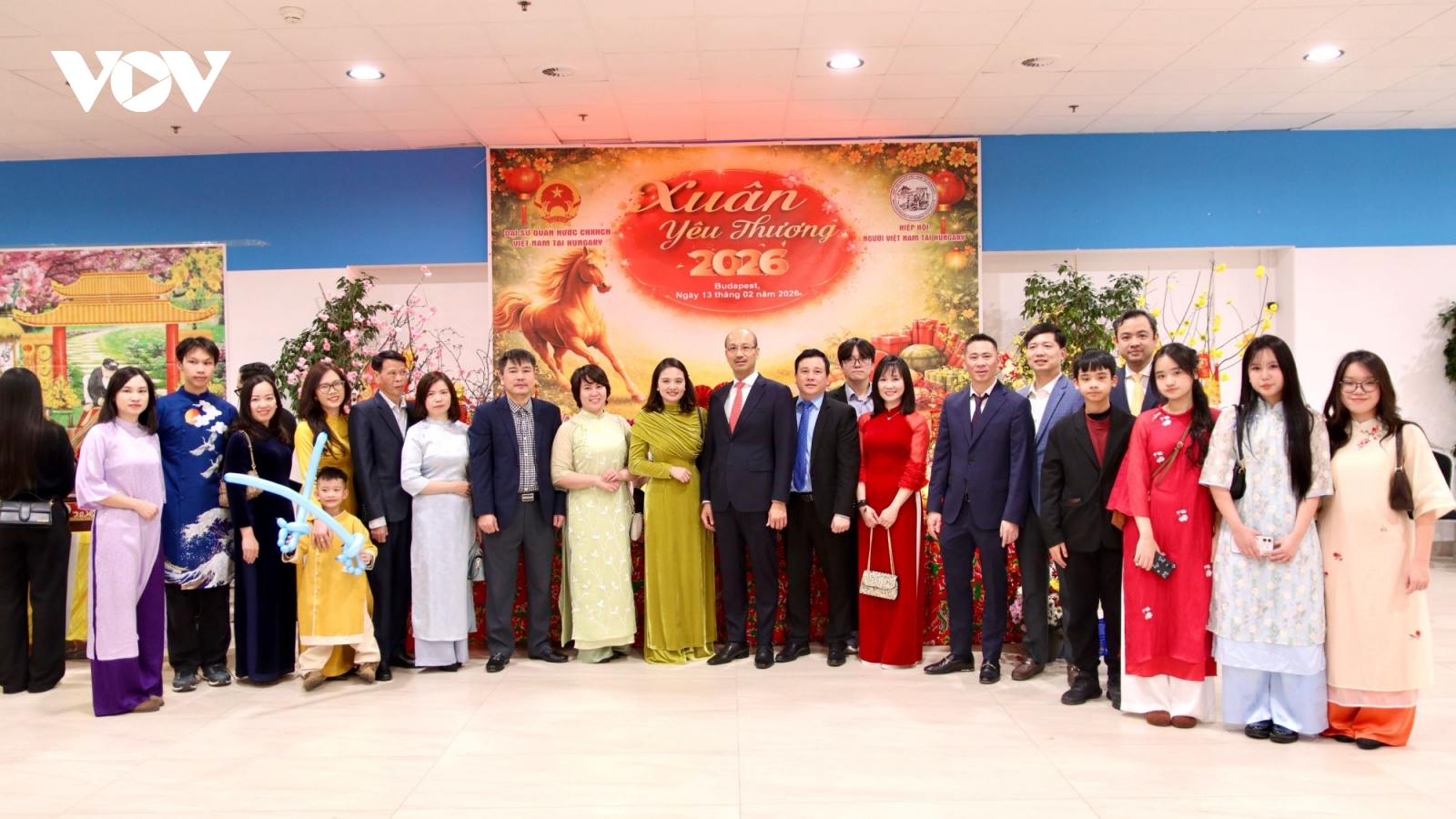 Tưng bừng Tết cộng đồng của người Việt tại Hungary