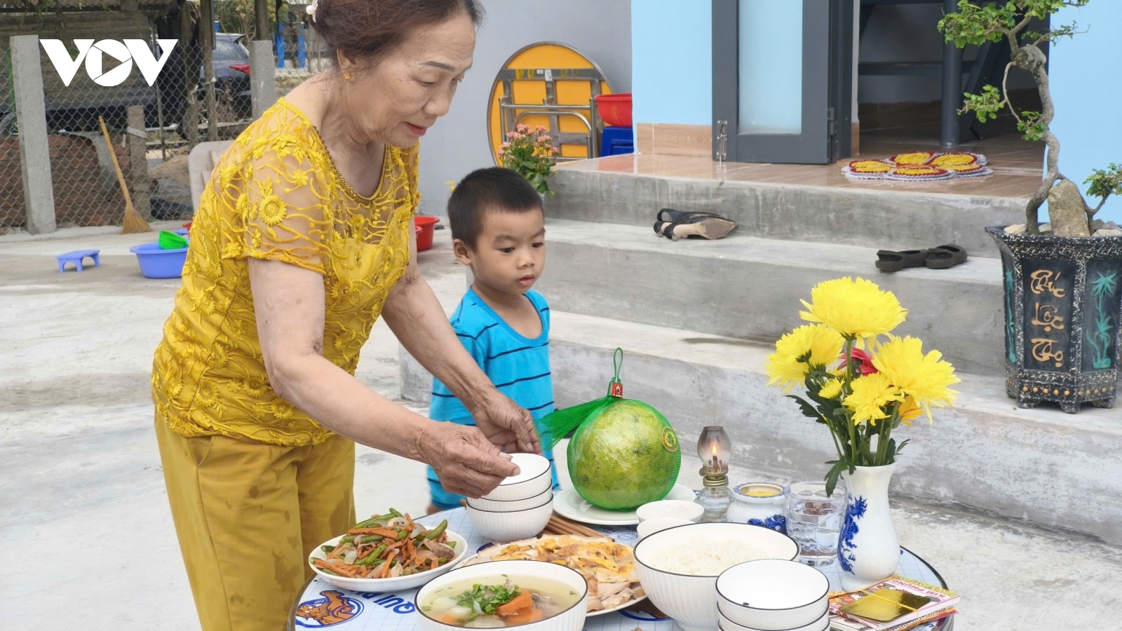 Tất niên trong ngôi nhà “Quang Trung” ở rốn lũ Hoà Thịnh