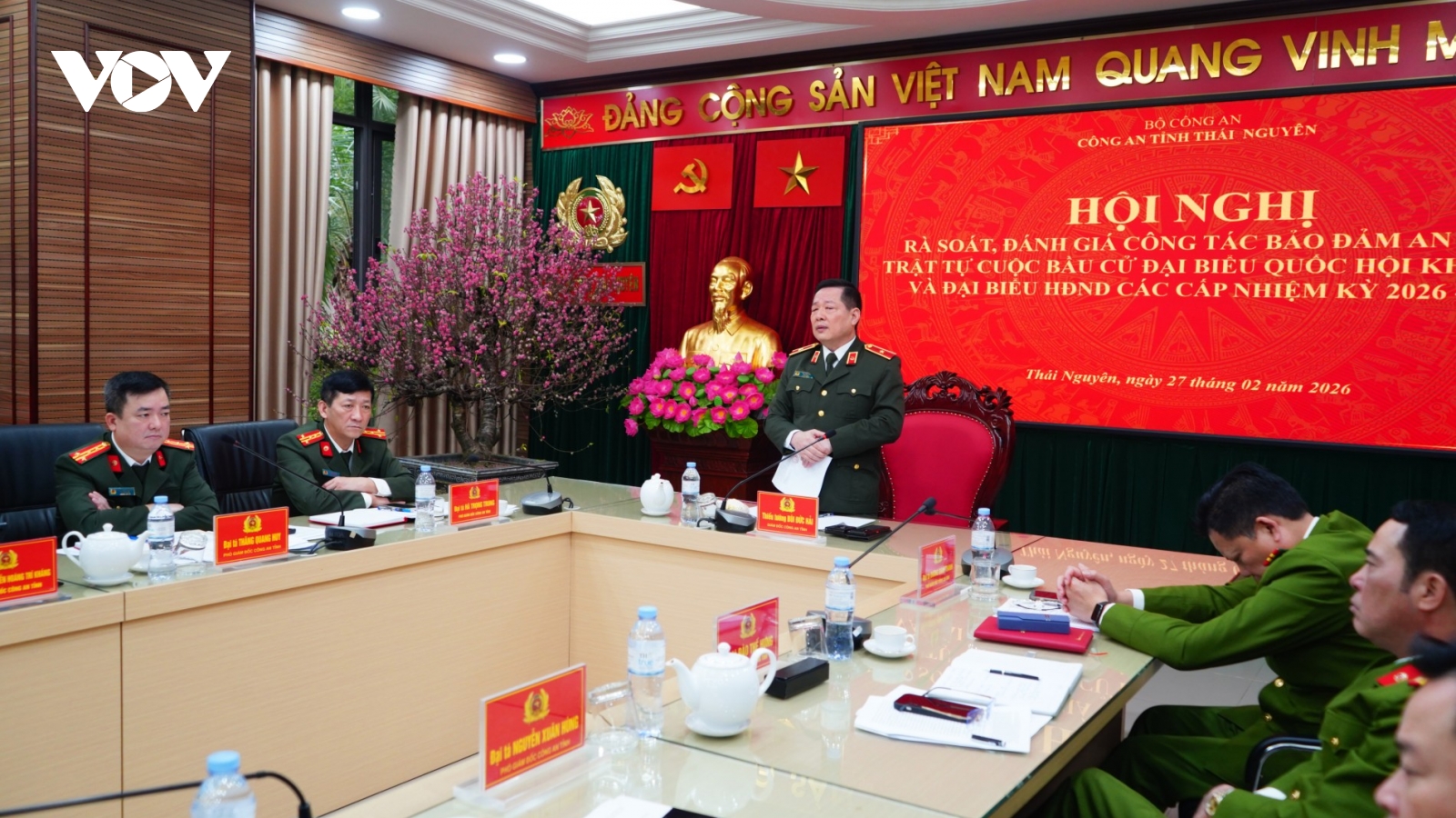 Thái Nguyên quyết tâm bảo đảm tuyệt đối an ninh trật tự cho cuộc bầu cử