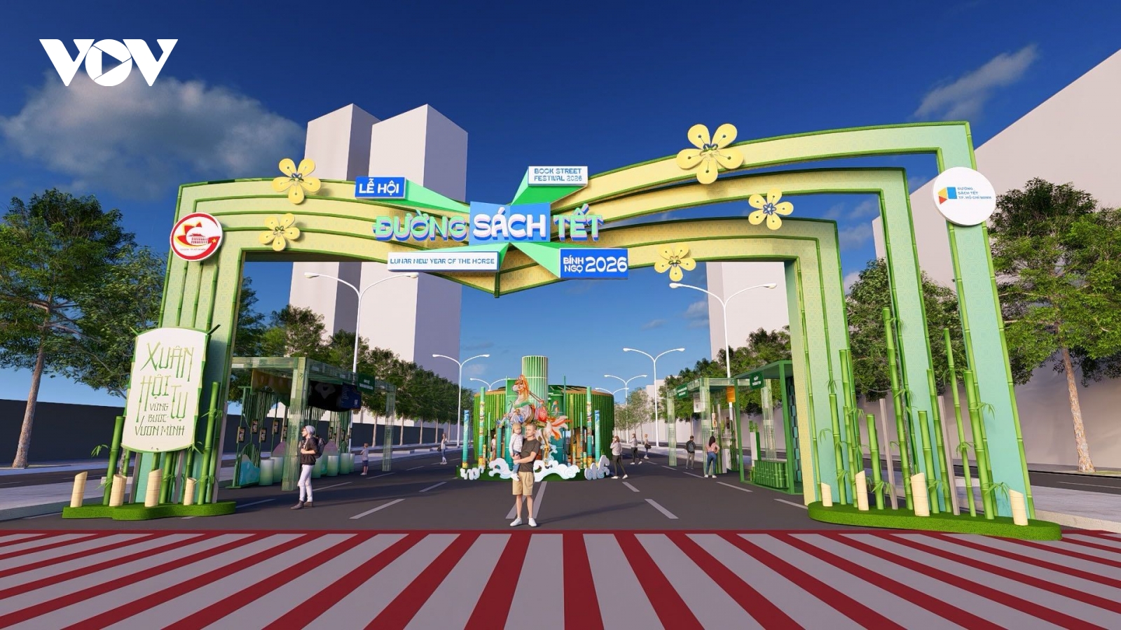 TP.HCM hoàn tất chuẩn bị Lễ hội Đường Sách Tết Bính Ngọ 2026 khai mạc chiều nay