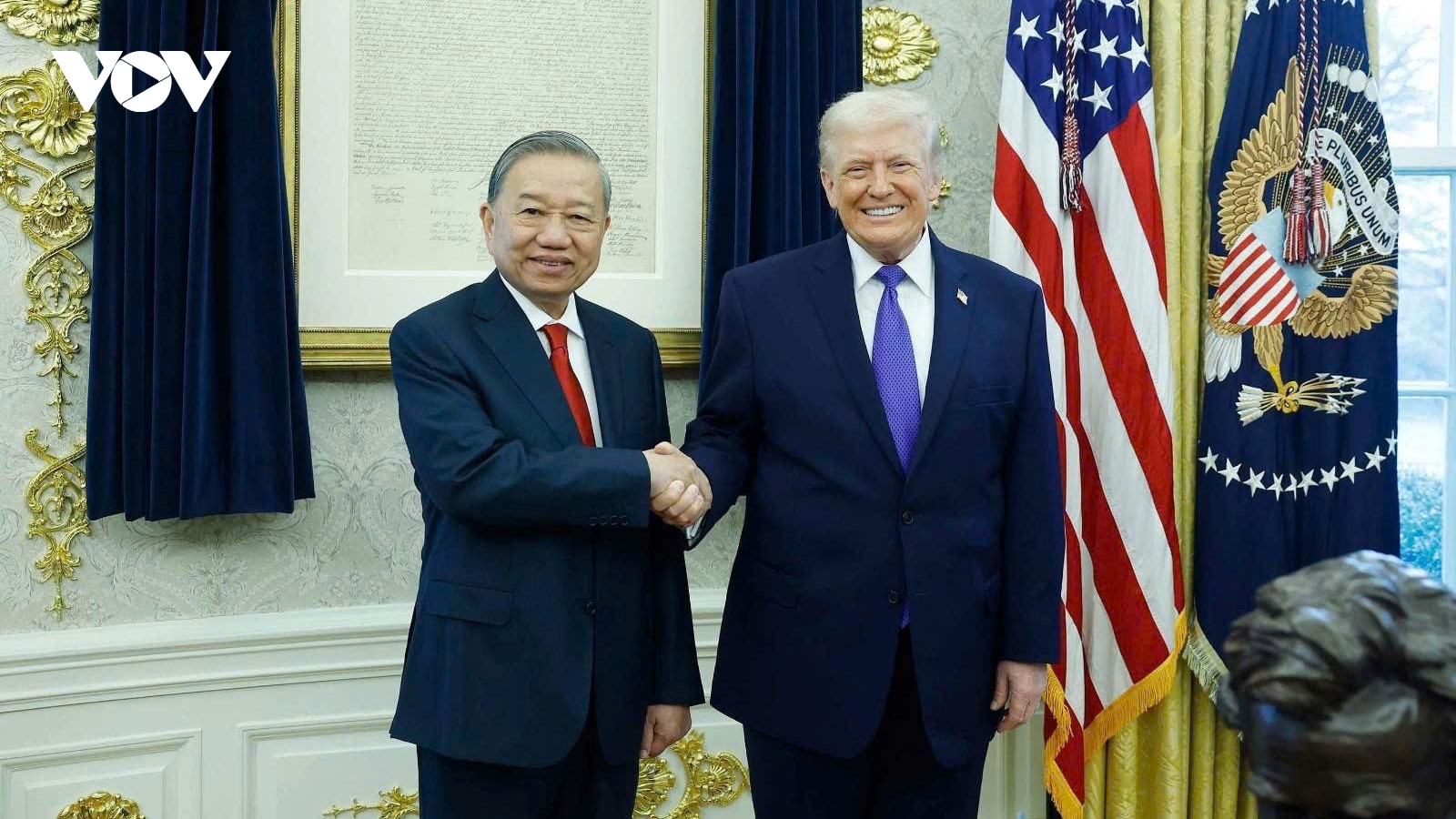 Tổng Bí thư Tô Lâm gặp Tổng thống Hoa Kỳ Donald Trump