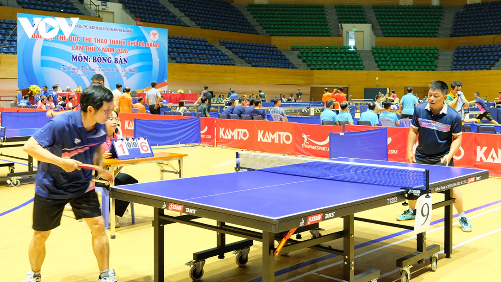 Hơn 200 vận động viên tham gia giải bóng bàn Đại hội TDTT TP. Đà Nẵng lần thứ X