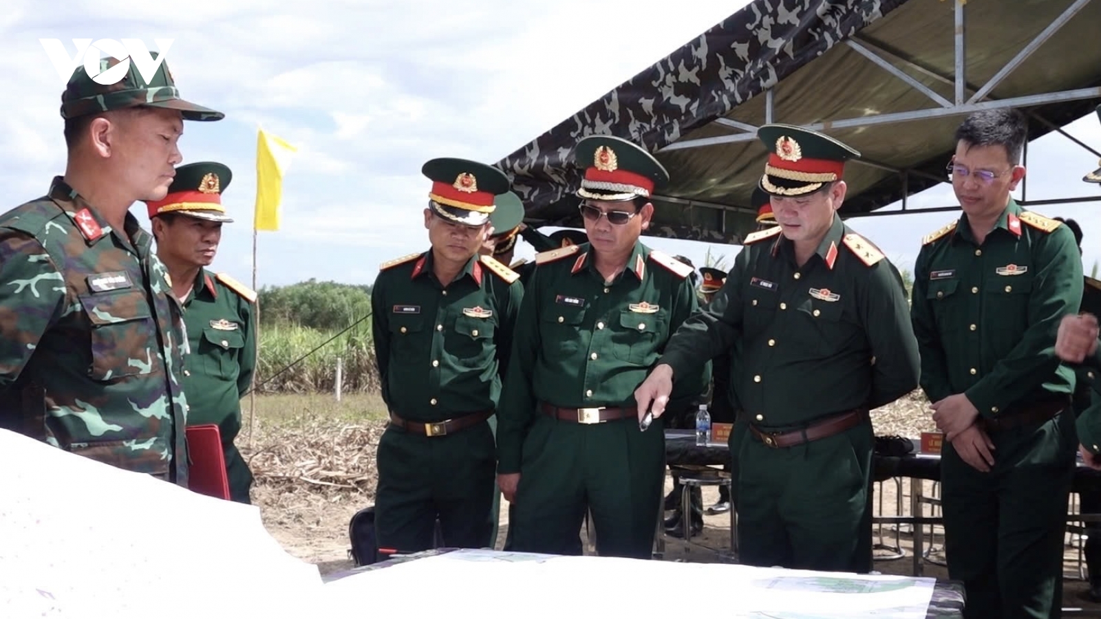 Tư lệnh Quân khu 5 kiểm tra công tác xây dựng các công trình quân sự tại Khánh Hoà