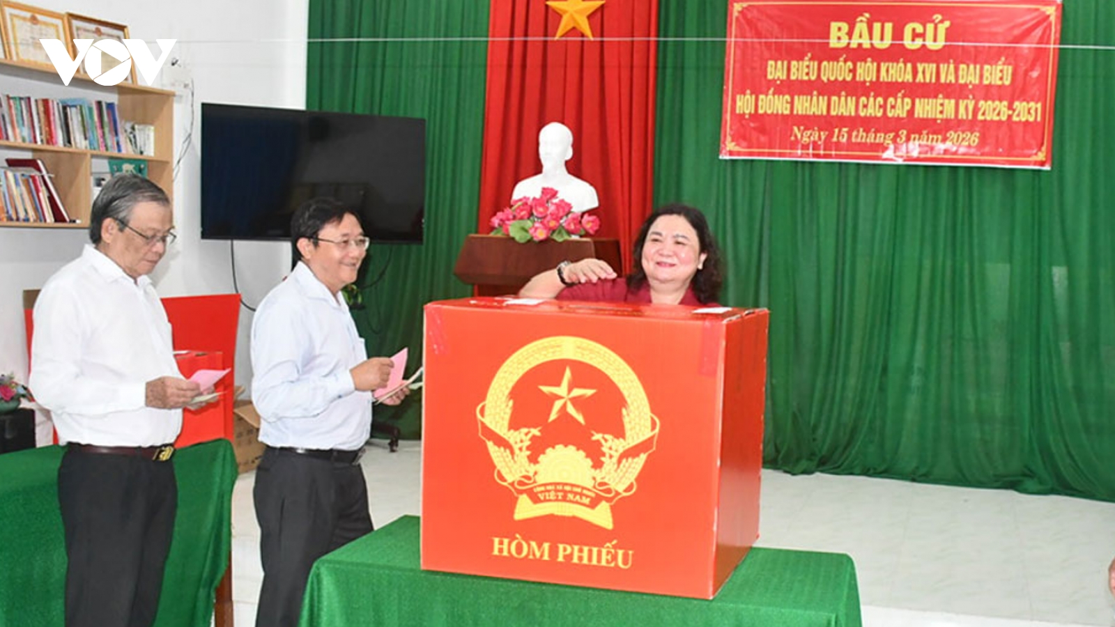 Vĩnh Long: Bầu cử an toàn, tỷ lệ cử tri gần tuyệt đối, củng cố niềm tin