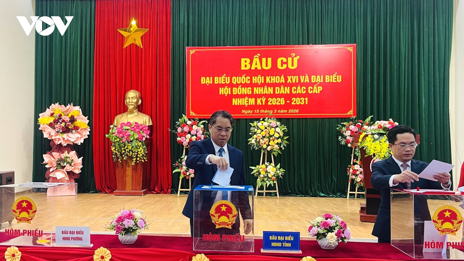 Hơn 99% cử tri tại Cao Bằng và Lạng Sơn đã hoàn thành bỏ phiếu bầu cử