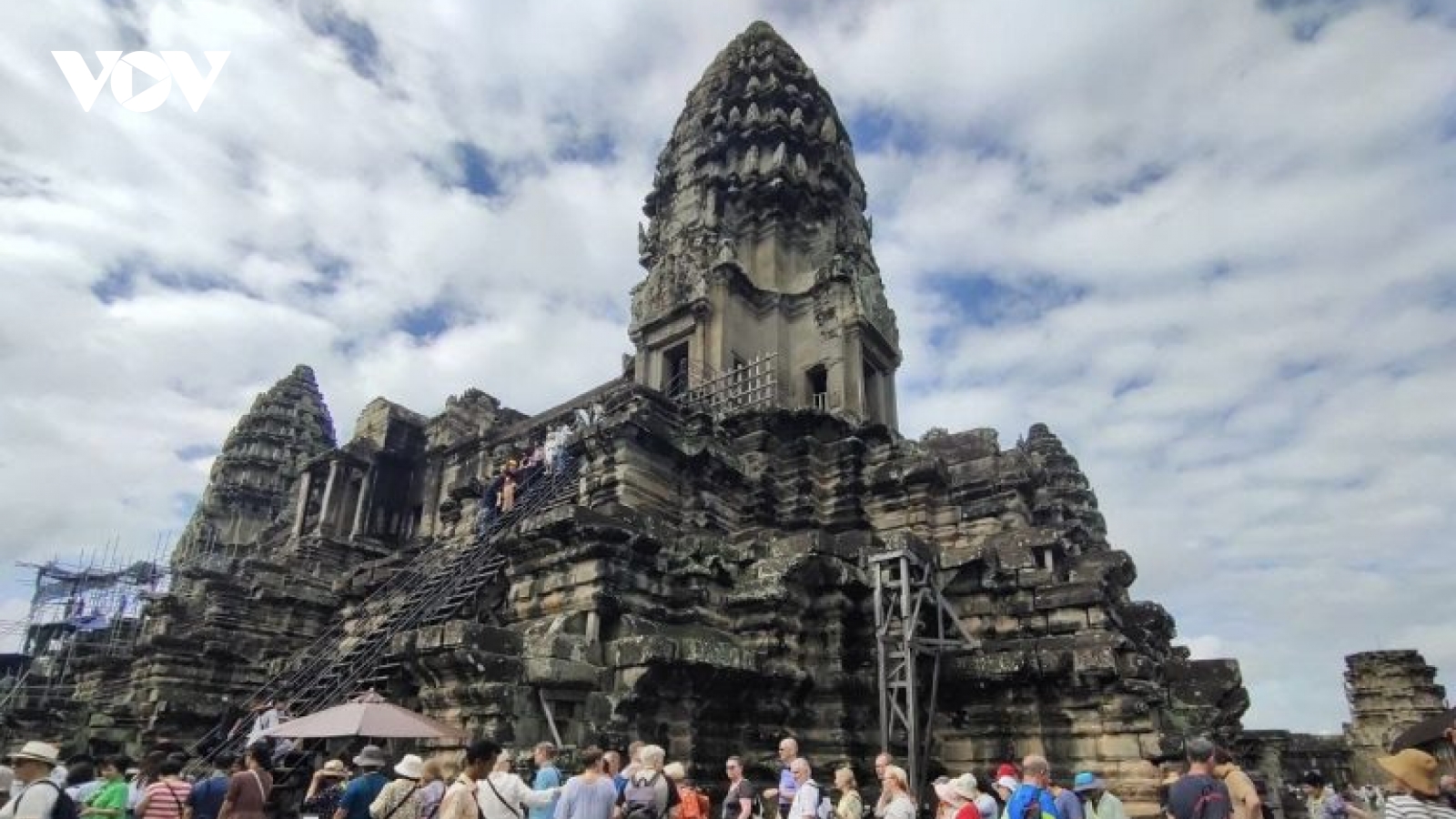 Lượng du khách đến quần thể Angkor sụt giảm mạnh trong 2 tháng đầu năm 2026