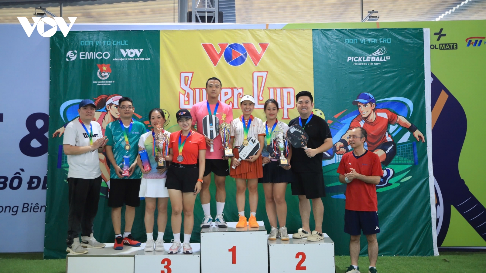 VOV Super Cup 2026: Giải Pickleball ý nghĩa chào mừng ngày 26/3 và 27/3