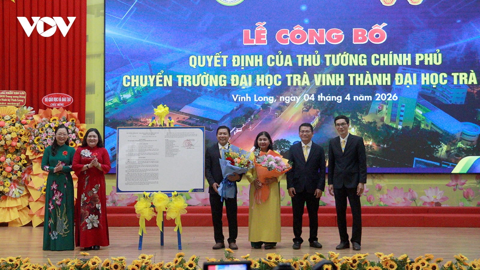 Đại học Trà Vinh chính thức thuộc hệ thống giáo dục đại học Việt Nam