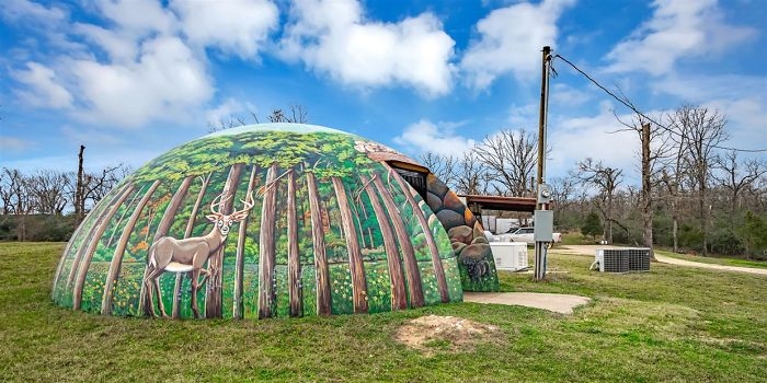 Ngôi nhà được xây hoàn toàn dưới lòng đất này nằm ở Buffalo, Texas (Mỹ).