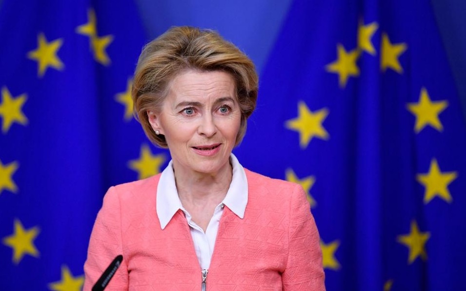 Bà Leyen. Ảnh: GrenzEcho.