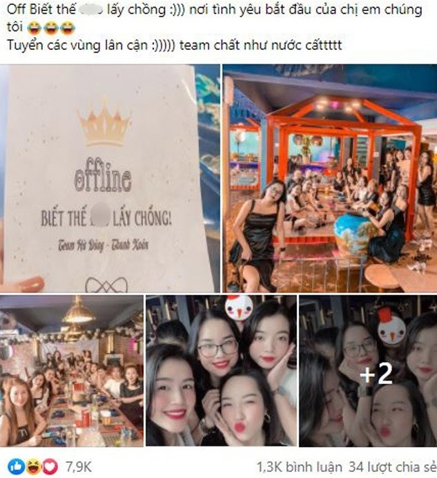 Buổi offline của hội "Biết thế không lấy chồng" thu hút được rất đông sự chú ý của dân tình.