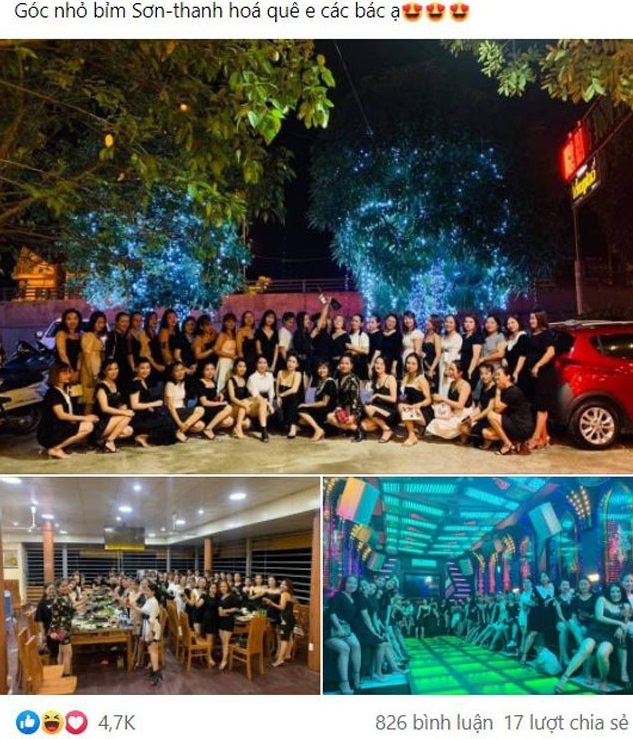 Hội chị em ở Bỉm Sơn, Thanh Hóa.