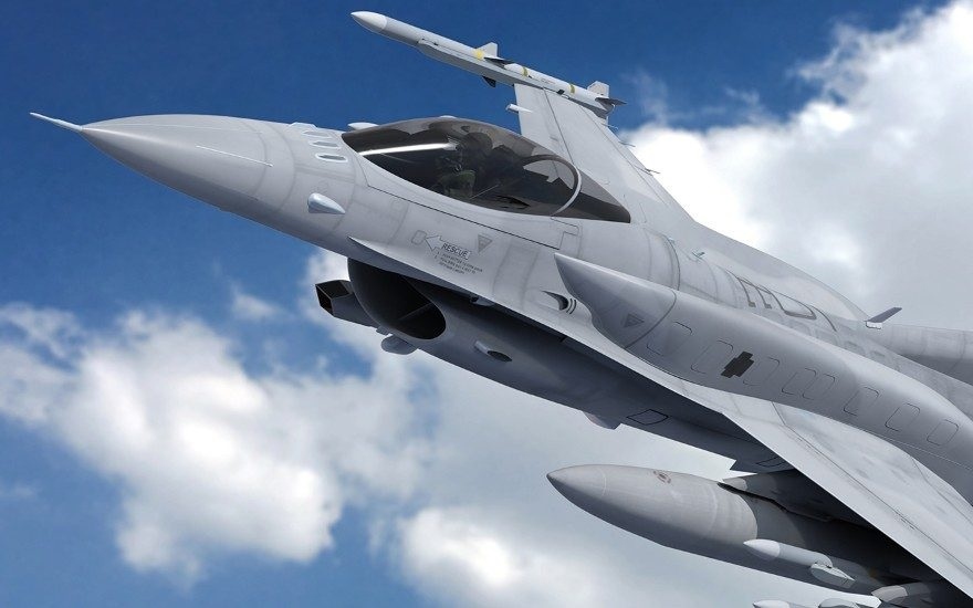 Máy bay tiêm kích F-16. Ảnh: Lockheed Martin.