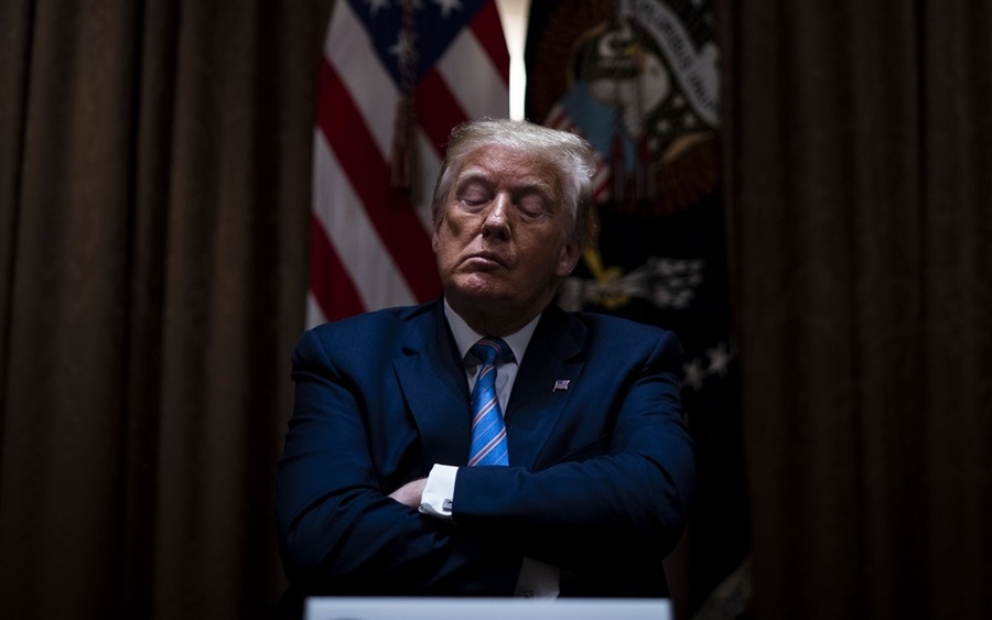 Tổng thống Trump. Ảnh: Bloomberg.