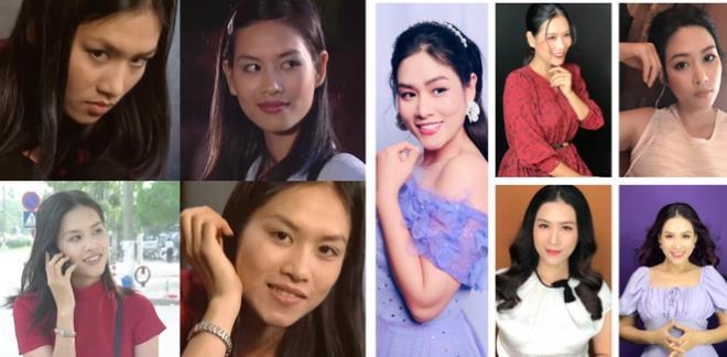 Ảnh tham gia thử thách "Bạn đã thay đổi thế nào" của một nữ diễn viên.