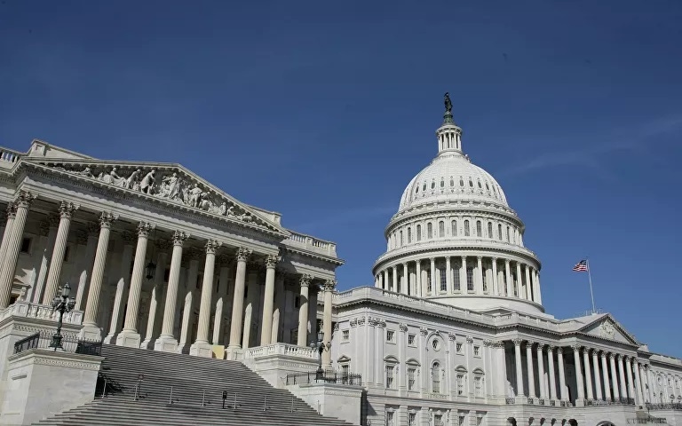 Trụ sở Quốc hội Mỹ. (Ảnh: Sputnik)