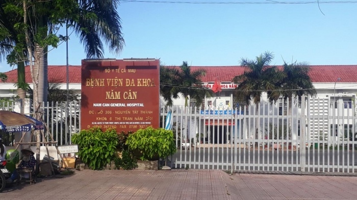 Bệnh viện Đa khoa huyện Năm Căn - nơi xảy ra vụ việc
