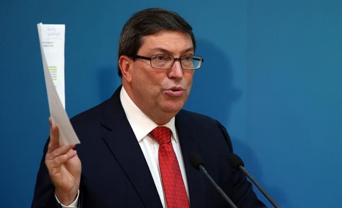 Bộ trưởng Ngoại giao Cuba Bruno Rodriguez chỉ trích Mỹ đưa Havana trở lại danh sách không hợp tác chống khủng bố. Nguồn: EFE.