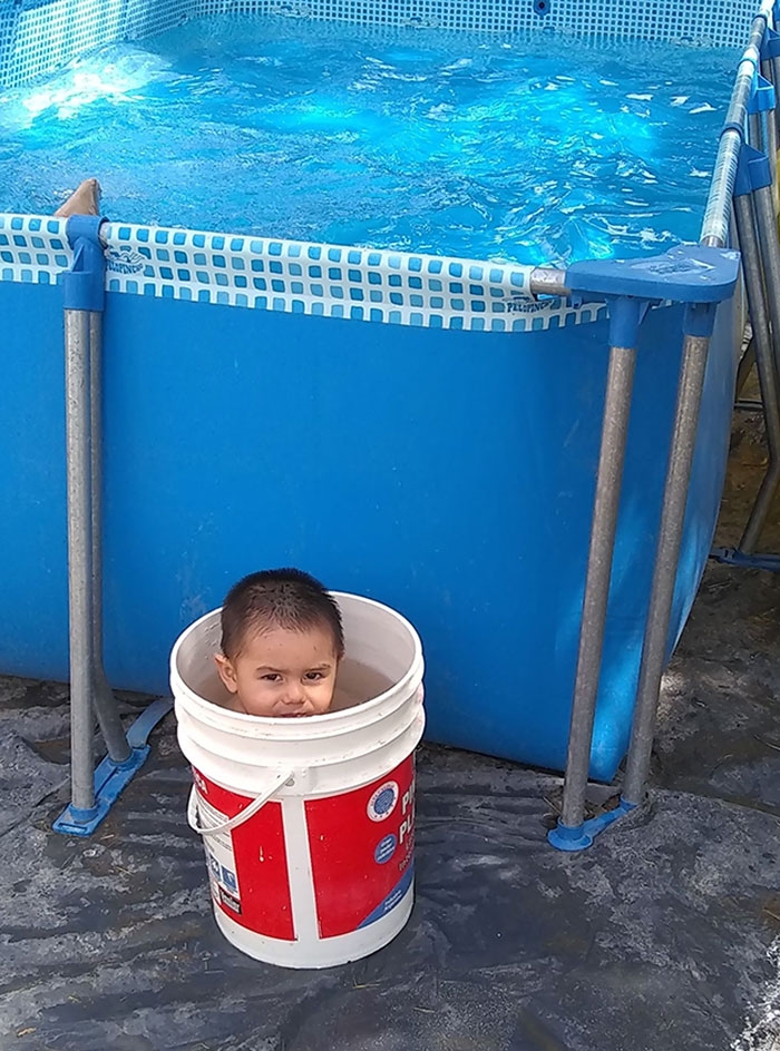 Khi tôi đưa con tôi đi bơi...