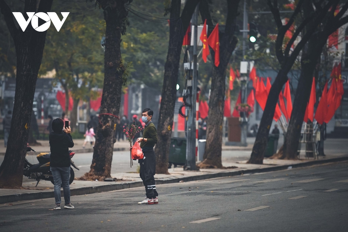 Hanoi appears quiet in the period in the buildup to Tet due to the impact of the novel coronavirus (COVID-19) pandemic.