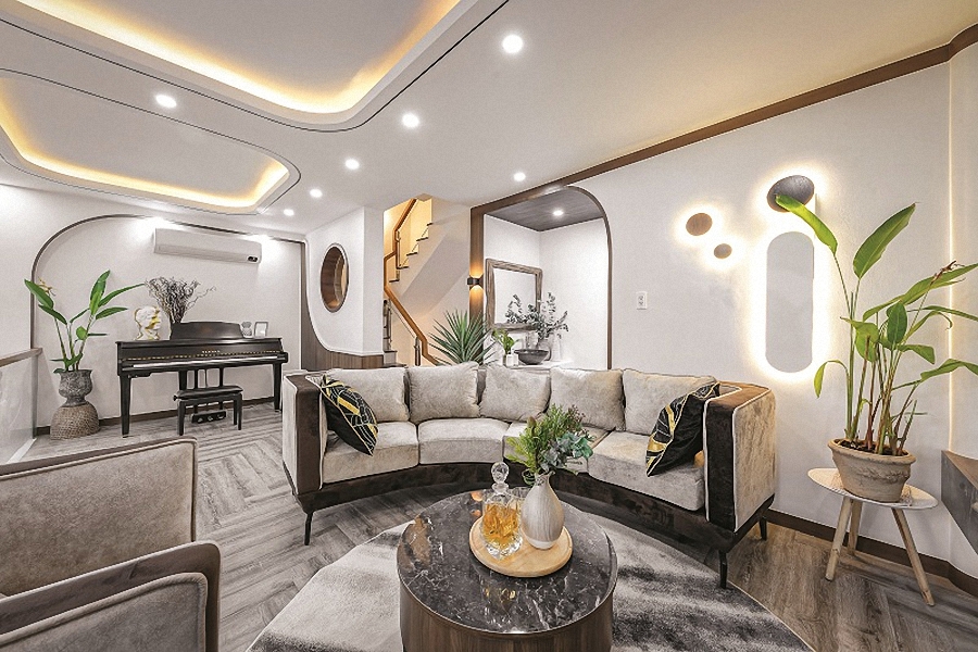 Phòng tắm trên sân thượng theo tiêu chuẩn resort: thoáng – sáng mà vẫn kín đáo; tiện nghi, hiện đại và gần gũi với thiên nhiên./.