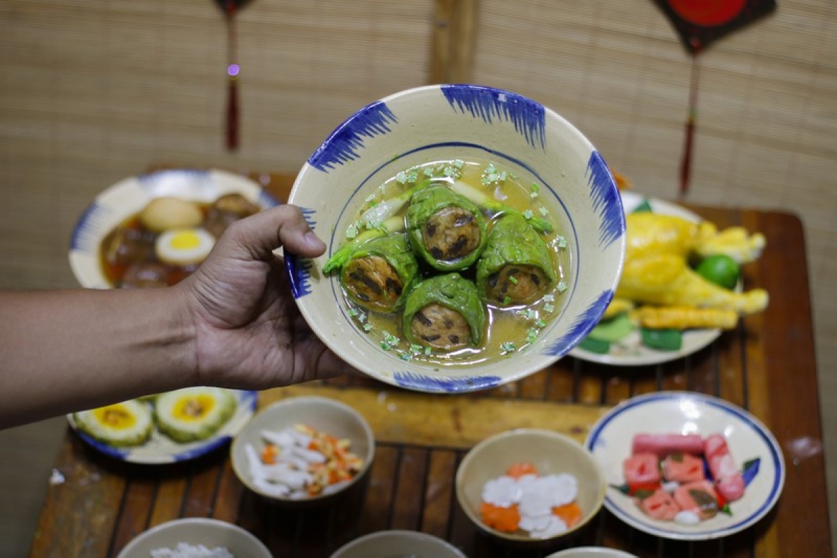 A tray featuring a variety of traditional food items is said to bring both prosperity and good fortune to a family in the New Year.