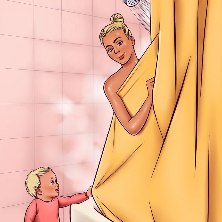 Thật khó để tự chăm sóc bản thân khi có con nhỏ, nhưng hãy đừng quá căng thẳng chuyện đó.