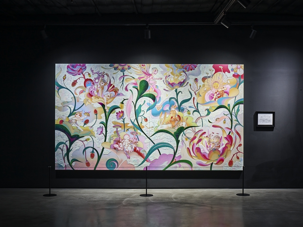 Một tác phẩm của nghệ sĩ thị giác James Jean, lấy cảm hứng từ 7 thành viên nhóm BTS. Nguồn: Hybe Insight