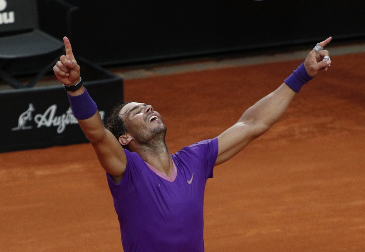 Thắng chung cuộc 7-5, 1-6, 6-3 sau 2 giờ 49 phút thi đấu, Nadal có lần thứ 10 vô địch Rome Masters. 