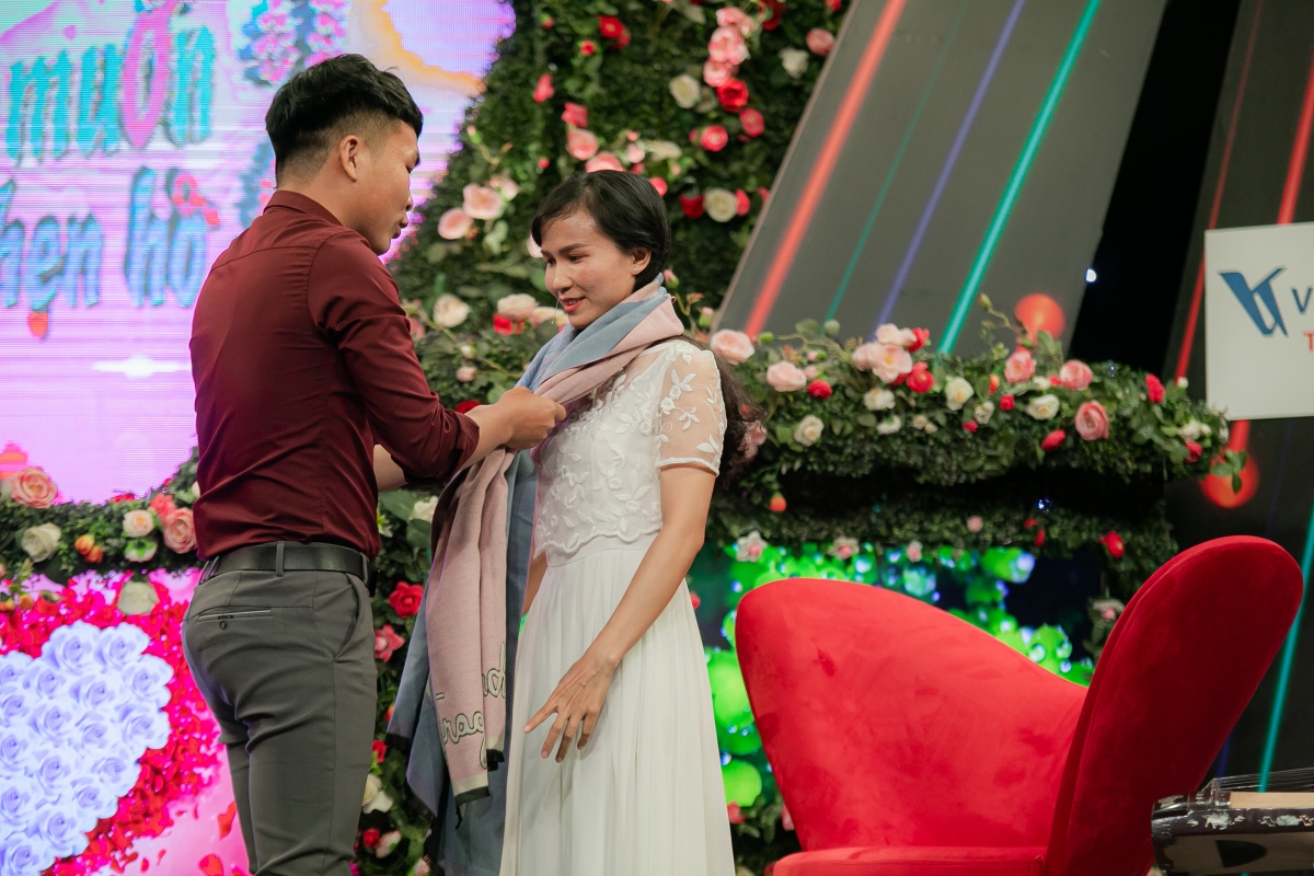 Hình ảnh cặp đôi tại chương trình. 