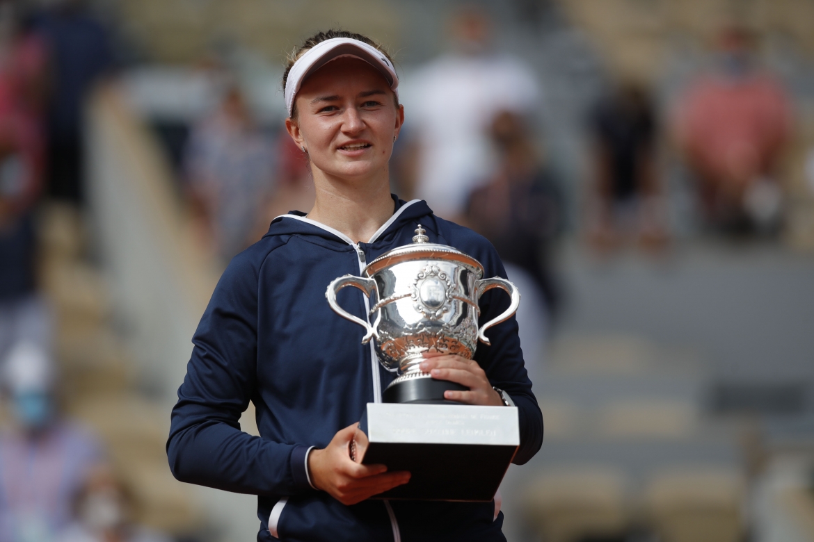 Trước đây, Barbora Krejcikova chưa từng vượt qua được vòng 2 tại các giải Grand Slam. 