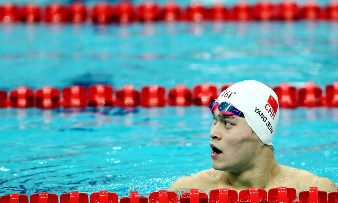 Sun Yang được giảm án phạt cấm thi đấu từ 8 năm còn 4 năm 3 tháng. (Ảnh: Reuters)