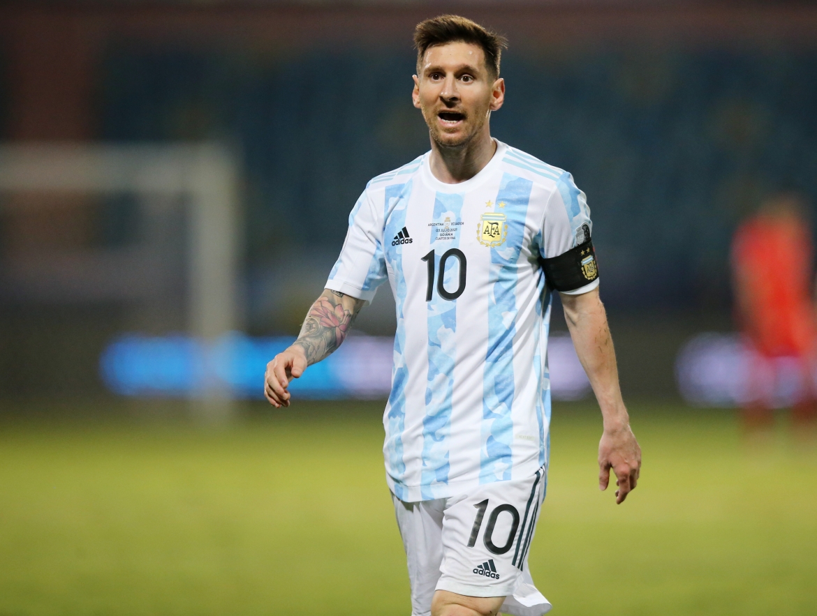 Messi đang chiếm ưu thế lớn trong cuộc đua đến danh hiệu Vua phá lưới của Copa America 2021. (Ảnh: Reuters). 