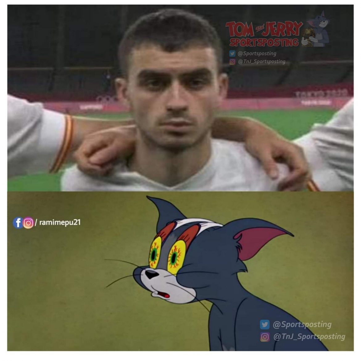 Bằng chứng cho thấy Pedri cần nghỉ ngơi. (Ảnh: TNJsportposting)./. 