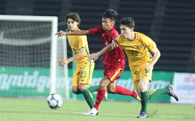 Hình ảnh trận chung kết U16 Đông Nam Á giữa Việt Nam và Australia năm 2016. (Ảnh: VFF). 