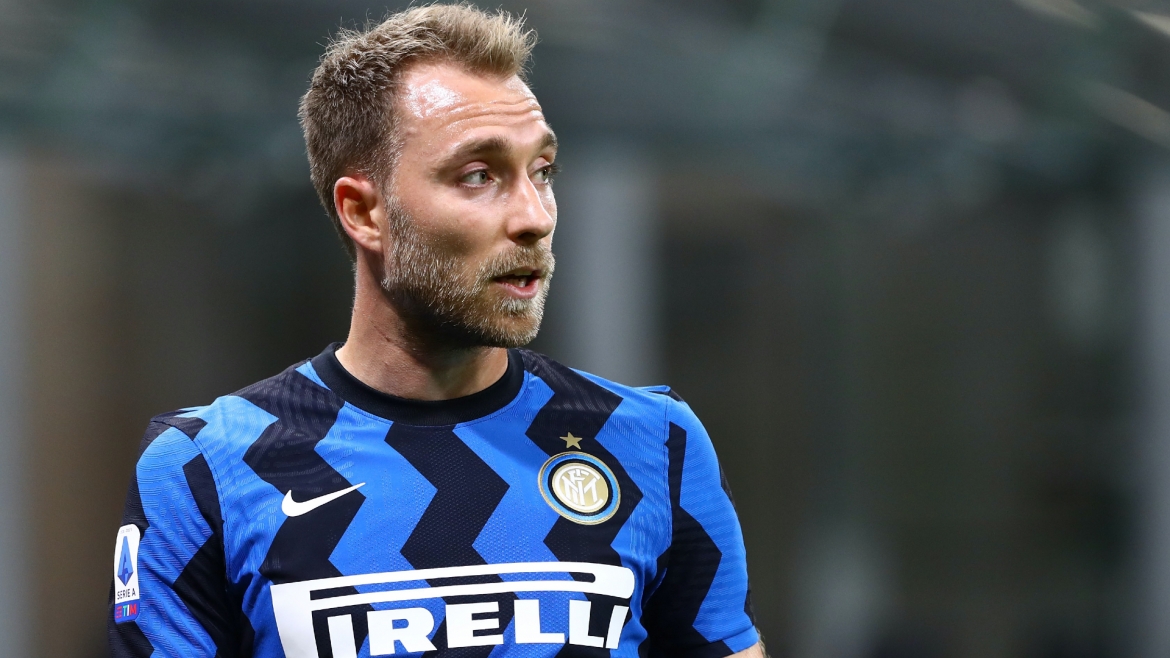 Eriksen có thể không được tiếp tục thi đấu ở Italia. (Ảnh: Getty). 