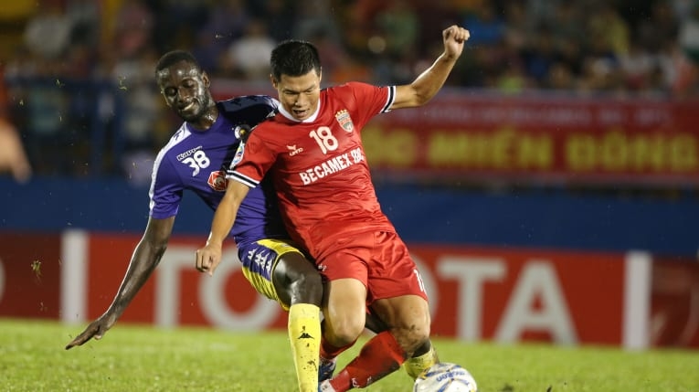 Hình ảnh từ trận Bình Dương - Hà Nội FC cách đây 2 năm. (Ảnh: AFC). 