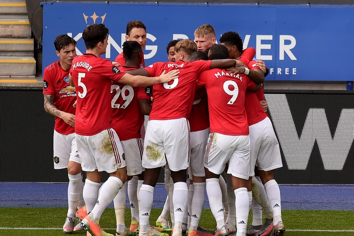 Ngày này 1 năm trước, MU giành vé dự Champions League sau chiến thắng 2-0 trước Leicester với cả 2 bàn thắng đều đến từ những sai lầm của đối thủ. (Ảnh: Getty). 